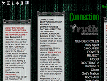 Tablet Screenshot of connectionmagazine.org
